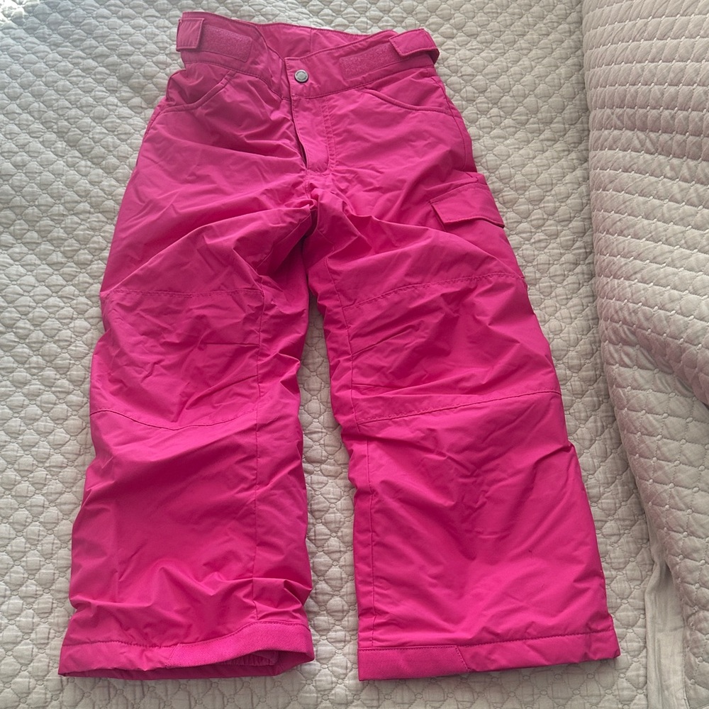 Kids Columbia Pink Snow Ski Pants